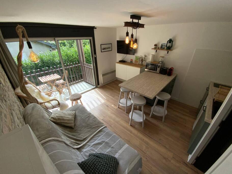 Studio Au Coeur De Saint Lary Bagian luar foto